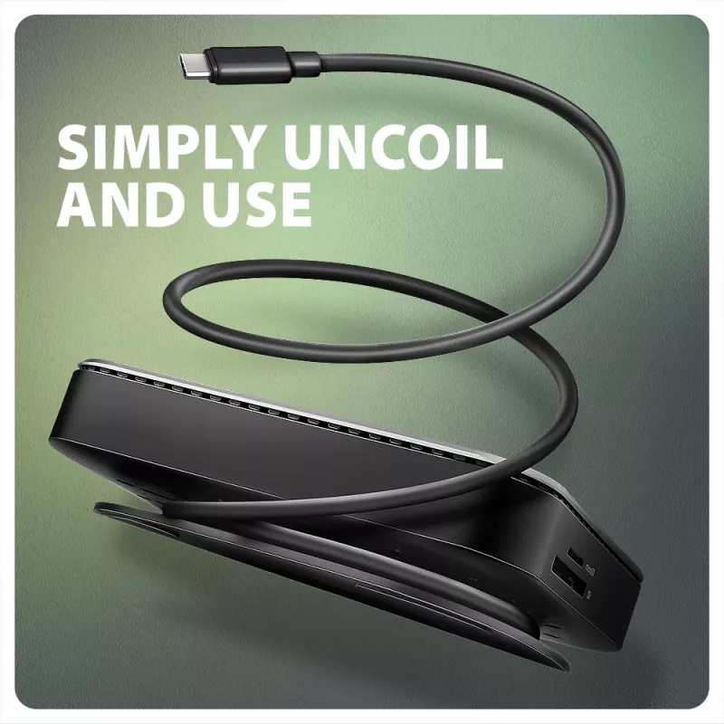 Axagon HMC-UFO USB-C Hub M.2 SATA/NVMe 1 Gbit/s Ethernet 384 kHz Audio Wired USB 3.2 Gen 2 (3.1 Gen 2) Type-C Czarny