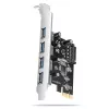 Kontroler Axagon PCEU-430RS PCIe 4x zewn. port USB-A 5Gbps