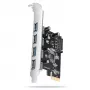 Kontroler Axagon PCEU-430RS PCIe 4x zewn. port USB-A 5Gbps