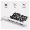 Kontroler Axagon PCEU-430RS PCIe 4x zewn. port USB-A 5Gbps