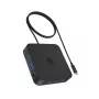 ICY BOX IB-DK4090-C Stacja dokująca USB 3.2 Gen 2 (3.1 Gen 1) Type-C Czarny