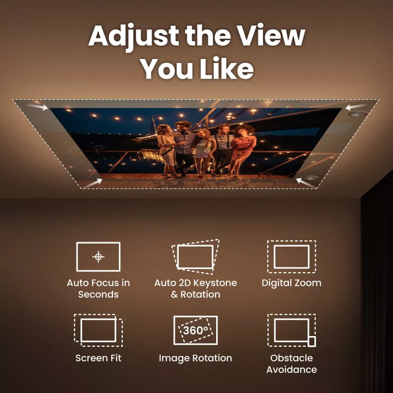 BenQ GV50 Projektor standardowego rzutu 500 ANSI lumenów DLP 1080p (1920x1080) Biały