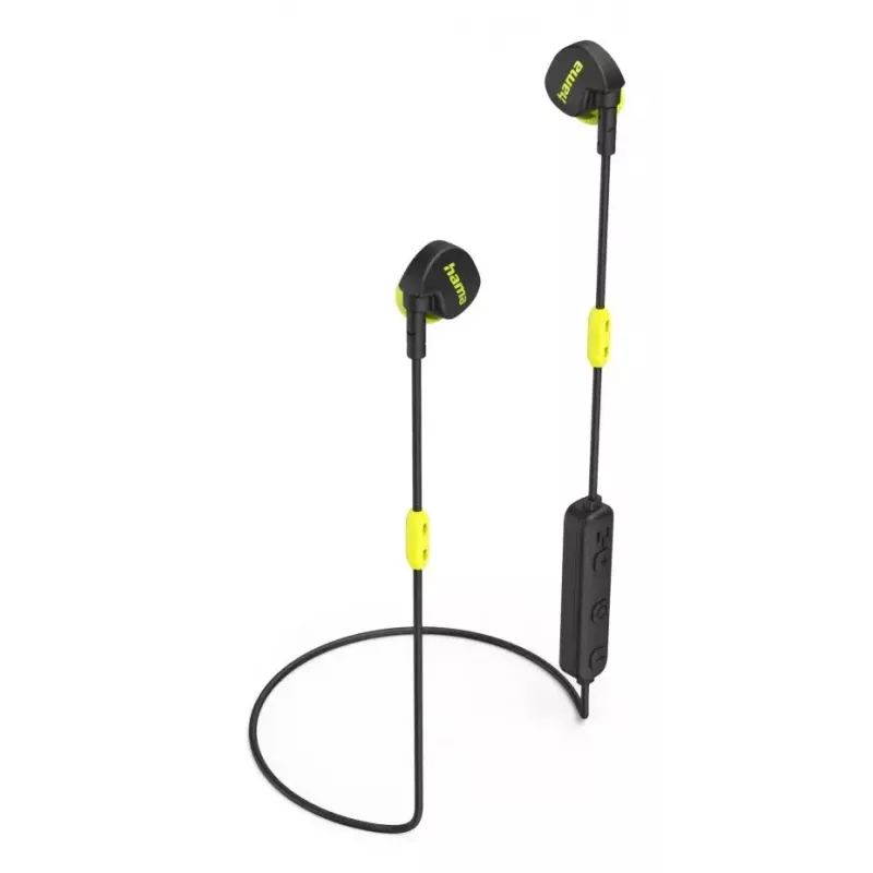 Hama Freedom Athletics II Zestaw słuchawkowy Bezprzewodowy Ear-hook, Douszne Rozmowy/Muzyka Bluetooth Czarny, Żółty