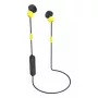 Hama Freedom Athletics II Zestaw słuchawkowy Bezprzewodowy Ear-hook, Douszne Rozmowy/Muzyka Bluetooth Czarny, Żółty