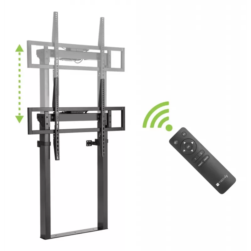 Techly ICA-TR68MW Uchwyt/stojak TV 2.54 m (100 cali) Czarny