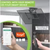 Techly Zmotoryzowany obrotowy uchwyt sufitowy do telewizora z integracją inteligentnego domu dla telewizorów od 32 do 70 cali