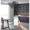 Techly Zmotoryzowany obrotowy uchwyt sufitowy do telewizora z integracją inteligentnego domu dla telewizorów od 32 do 70 cali