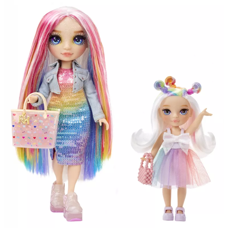 Rainbow High Littles Dolls- Opal (Rainbow), Lalka modowa, Kobieta, 4 lat(a), Chłopiec/Dziewczynka, 13,9 mm, Wielokolorowy