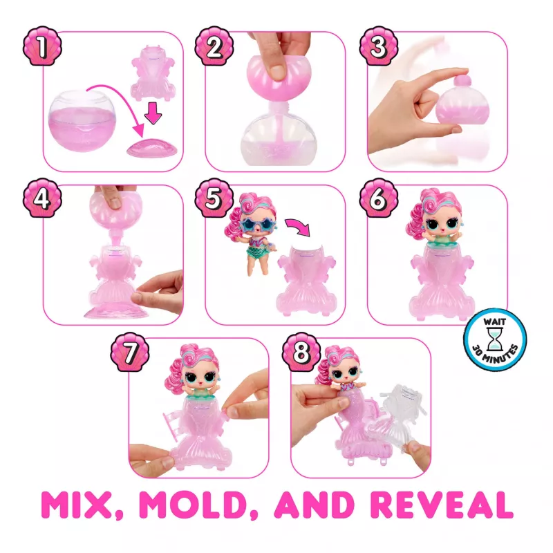 L.O.L. Surprise Mermaids Tots - Stwórz własne ogony zmieniające kolor