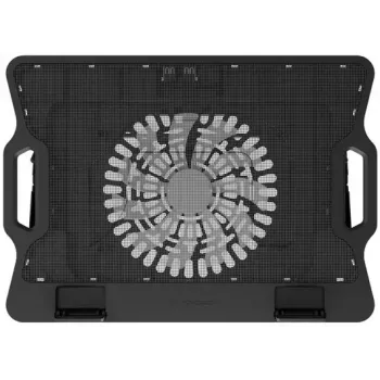 Podkładka chłodząca do laptopa NATEC DIPPER 2 na 17,3 cala (43,9 cm), 1 wentylator 18 cm, 650 obr./min, USB, czarna