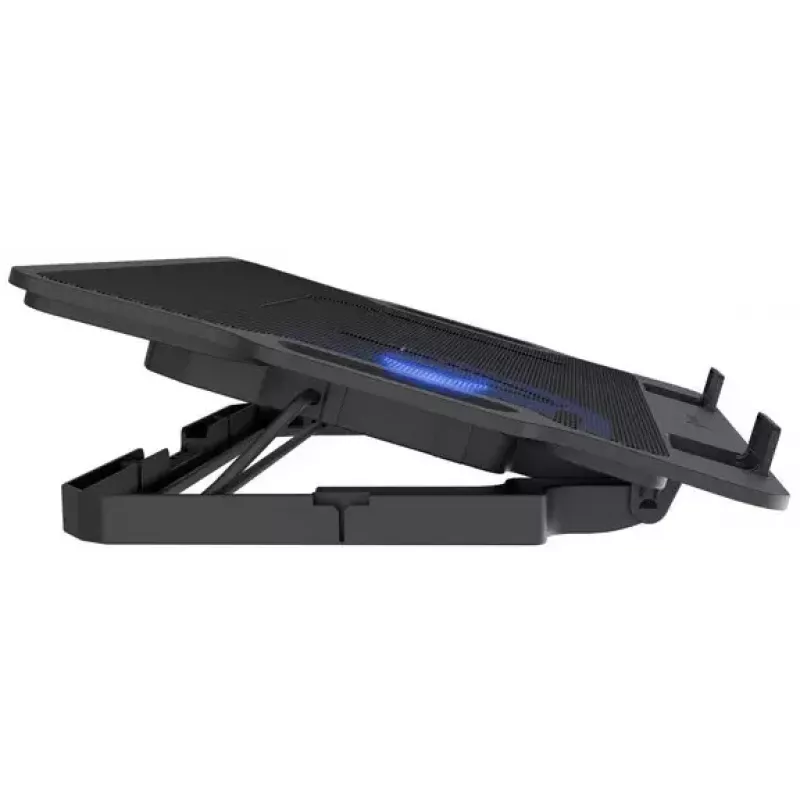 Podkładka chłodząca do laptopa NATEC DIPPER 2 na 17,3 cala (43,9 cm), 1 wentylator 18 cm, 650 obr./min, USB, czarna