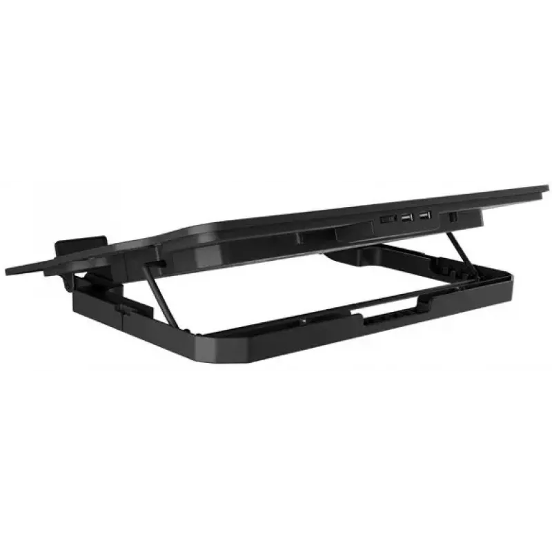 Podkładka chłodząca do laptopa NATEC DIPPER 2 na 17,3 cala (43,9 cm), 1 wentylator 18 cm, 650 obr./min, USB, czarna