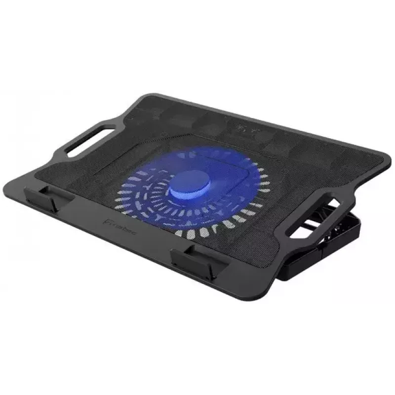 Podkładka chłodząca do laptopa NATEC DIPPER 2 na 17,3 cala (43,9 cm), 1 wentylator 18 cm, 650 obr./min, USB, czarna