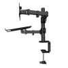 Techly ICA-LCD 174NB uchwyt / stojak do monitora 81,3 cm (32 cale) Biurkowy Czarny