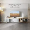 Techly ICA-LCD S07L uchwyt/stojak pod telewizor 165,1 cm (65 cali) Czarny