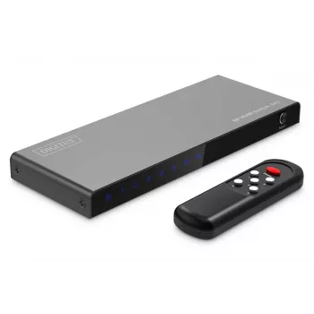 DIGITUS Przełącznik HDMI 5x1. 8K/60Hz (4:4:4). HDR. HDCP2.3
