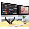 Techly ICA-LCD 462B uchwyt biurkowy na monitor, sprężyna gazowa, 17–32 cali (43,2–81,3 cm), 9 kg, VESA 75x75/100x100, czarny