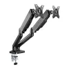 Techly ICA-LCD 462B uchwyt biurkowy na monitor, sprężyna gazowa, 17–32 cali (43,2–81,3 cm), 9 kg, VESA 75x75/100x100, czarny