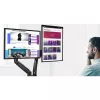 Techly ICA-LCD 462B uchwyt biurkowy na monitor, sprężyna gazowa, 17–32 cali (43,2–81,3 cm), 9 kg, VESA 75x75/100x100, czarny