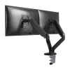 Techly ICA-LCD 462B uchwyt biurkowy na monitor, sprężyna gazowa, 17–32 cali (43,2–81,3 cm), 9 kg, VESA 75x75/100x100, czarny