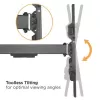 Techly ICA-PLB 490 Uchwyt/stojak TV 2,03 m (80 cali) czarny