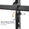 Techly ICA-PLB 490 Uchwyt/stojak TV 2,03 m (80 cali) czarny