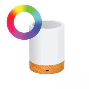 Lampa stołowa Techly I-LED TOUCH 1.6 W biała LED sterowanie dotykowe