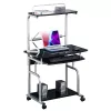 Techly Compact Multi-Function Computer Desk, Glossy Czarny ICA-TB 7800BK