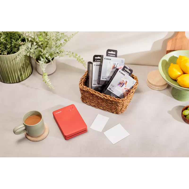 Canon SELPHY QX20 BK drukarka fotograficzna Sublimacja termiczna 287 x 287 DPI 2,8 cala x 3,3 cala (7,2x8,5cm) Wi-Fi