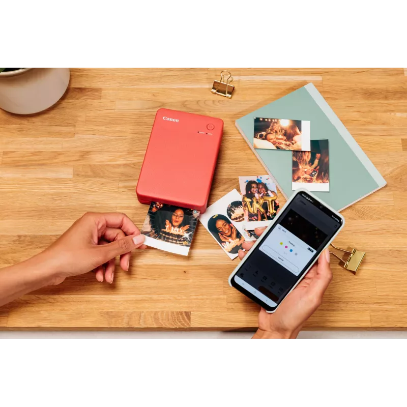 Canon SELPHY QX20 BK drukarka fotograficzna Sublimacja termiczna 287 x 287 DPI 2,8 cala x 3,3 cala (7,2x8,5cm) Wi-Fi