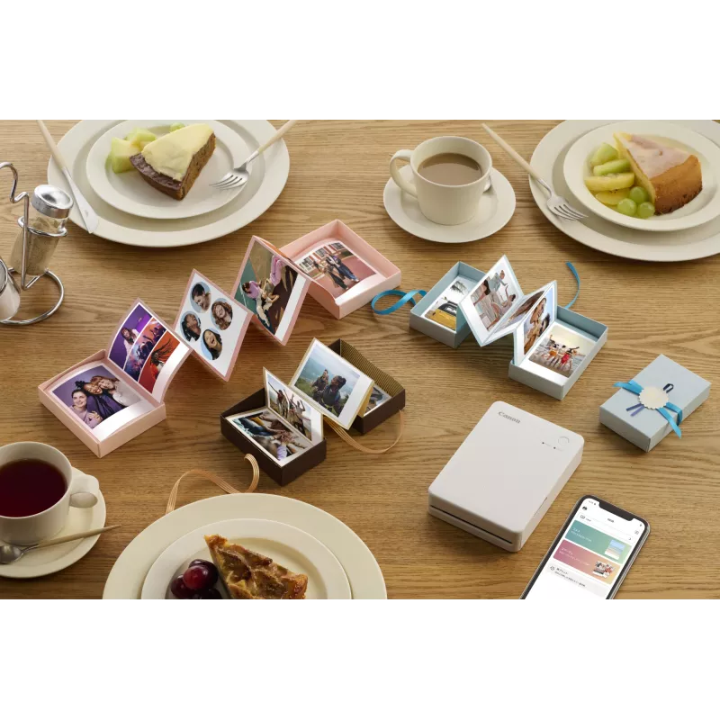 Canon SELPHY QX20 WH drukarka fotograficzna Sublimacja termiczna 287 x 287 DPI 7.2 cm x 8.5 cm Wi-Fi