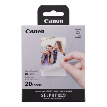 Canon XC-20L, sublimacja termiczna, 5,4 x 8,5 cm, 20 szt.