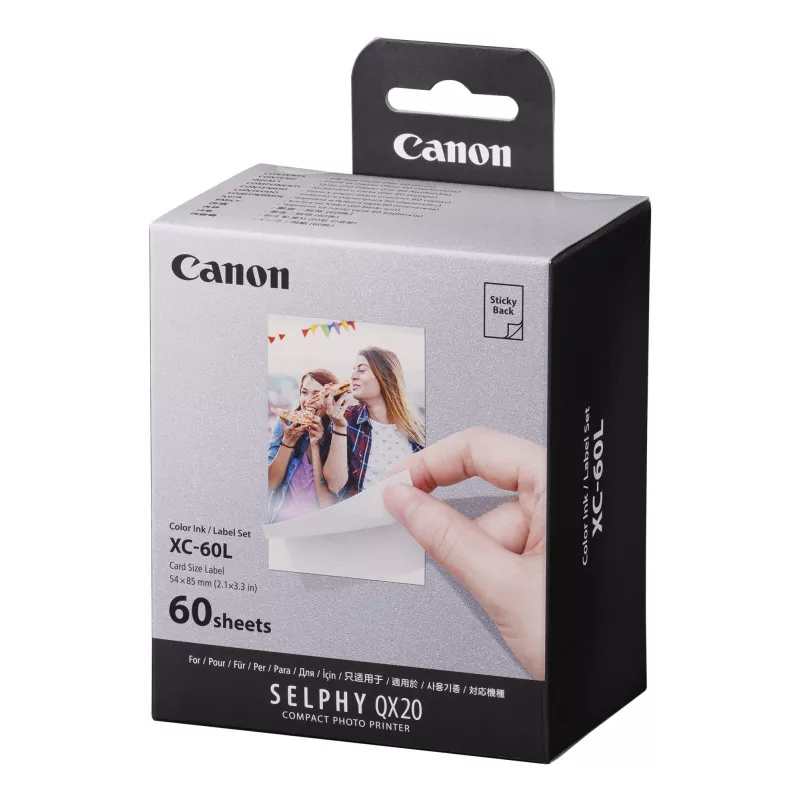 Canon XC-60L, sublimacja termiczna, 5.4x8.5 cm, 60 szt.