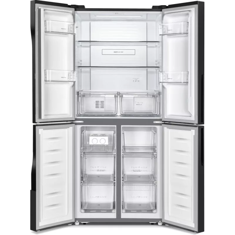 Lodówka side-by-side Gorenje G600 NRM818EMB wolnostojąca 427 L czarna