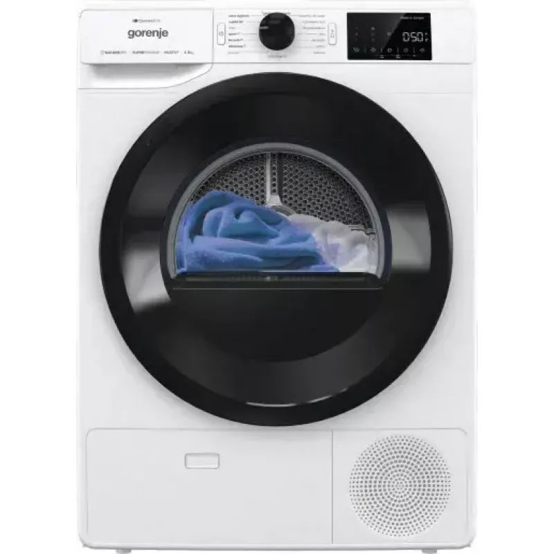 Suszarka bębnowa Gorenje DPNE83GNLWIFI/PL 8 kg, pompa ciepła, WiFi, klasa energetyczna A+++, biała