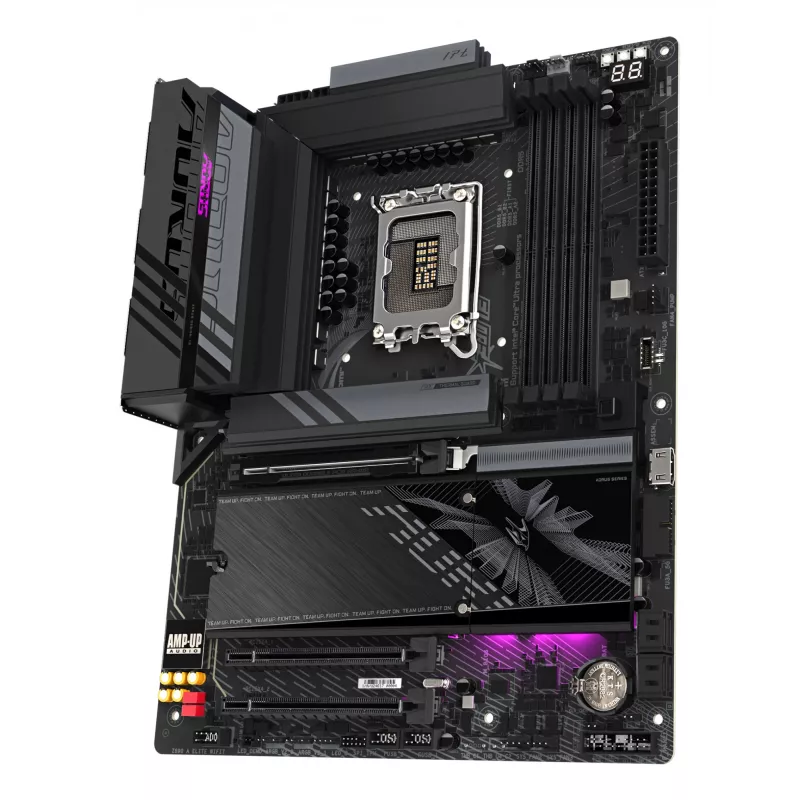 Motherboard GIGABYTE Z890 AORUS ELITE WIFI7, Intel Z890 chipset, LGA 1851, ATX, DDR5, 4x DIMM, 4x M.2, Wi‑Fi 7, 2.5Gb LAN