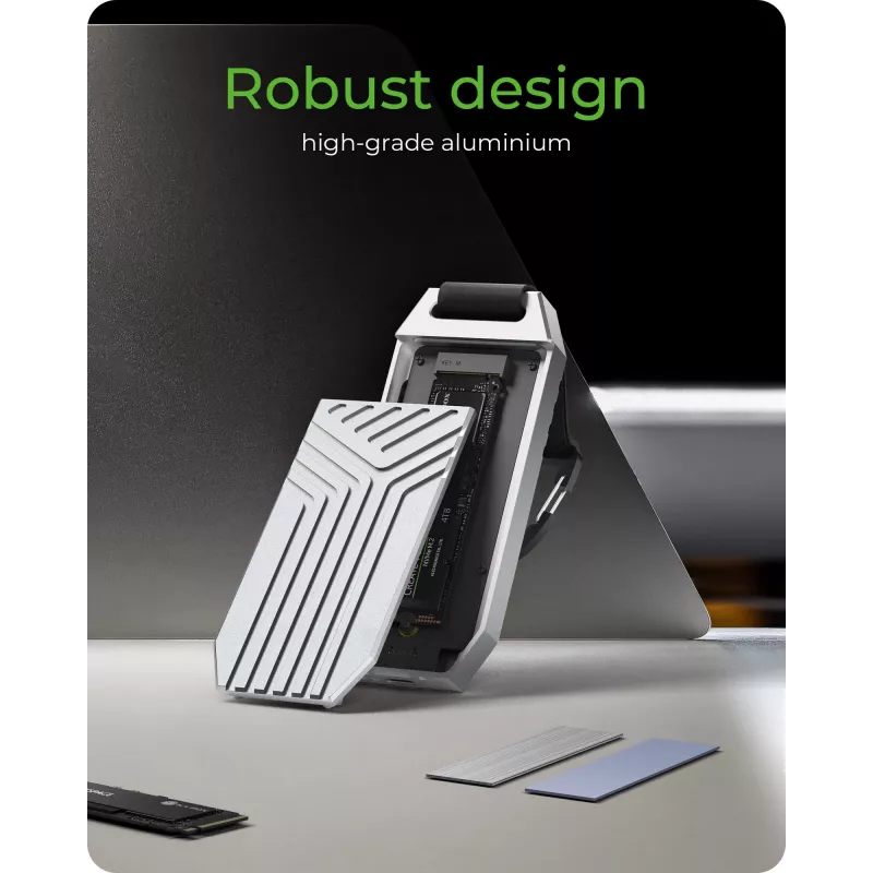 Obudowa SSD ICY BOX IB-1919M-C42 Srebrna M.2