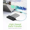 ICY BOX IB-180MS-C31 USB 3.2 Gen 2 (3.1 Gen 1) Type-C Czarny