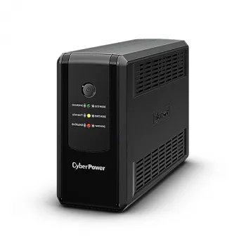 Zasilacz awaryjny CYBERPOWER UT650EG, UPS Line-Interactive, 0,65 kVA (360 W), 3 gniazda typu E, AVR, przebieg sinusoidalny