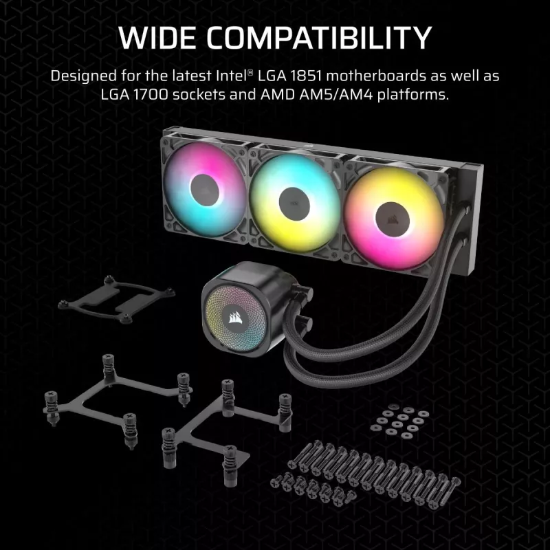 Chłodzenie procesora CORSAIR - Nautilus 360 Rs ArGB Liquid Cooler