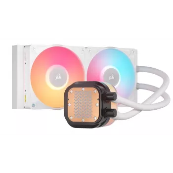 Zestaw chłodzenia cieczą All-in-one Corsair iCUE LINK TITAN 240 RX LCD 12 cm Biały