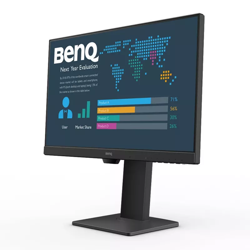 Monitor komputerowy BenQ BL2486TC 60,5 cm (23,8 cala) 1920 x 1080 pikseli Full HD Czarny