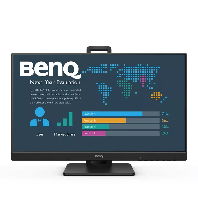 Monitor komputerowy BenQ BL2486TC 60,5 cm (23,8 cala) 1920 x 1080 pikseli Full HD Czarny