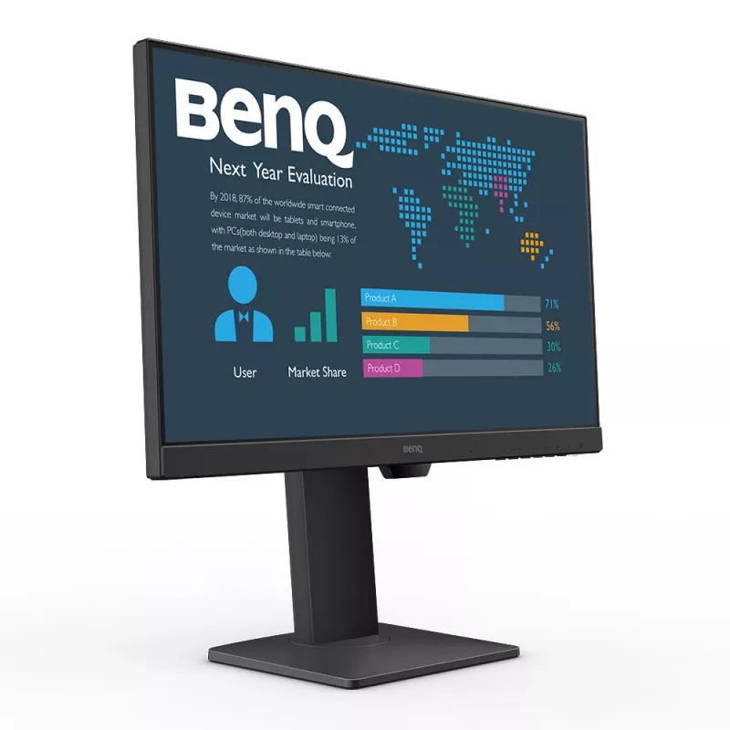 Monitor komputerowy BenQ BL2486TC 60,5 cm (23,8 cala) 1920 x 1080 pikseli Full HD Czarny