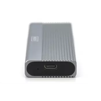 Obudowa dysku twardego USB DIGITUS - NVMe + SATA 10 Gb/s (NVMe) 6 Gb/s (SATA) USB 3.1 Gen 2, aluminiowa, bez użycia narzędzi