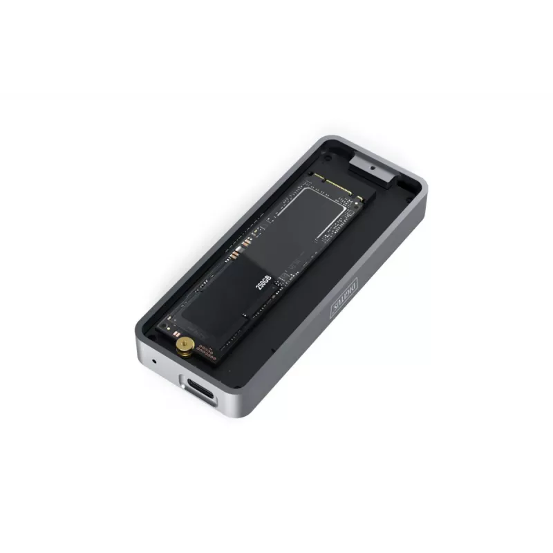DIGITUS zewnętrzna obudowa na dysk twardy USB - NVMe 20Gbps USB3.2 Gen 2x2 aluminiowa bez użycia narzędzi