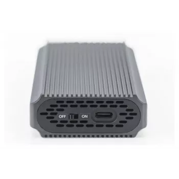 Obudowa Digitus USB M.2 na dysk SSD zewnętrzny NVMe 40 Gb/s USB 4.0 aluminiowa bez użycia narzędzi DA-71158