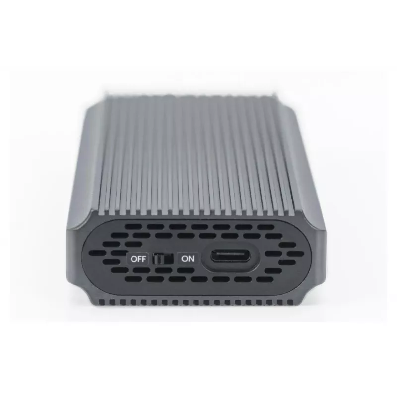 Obudowa Digitus USB M.2 na dysk SSD zewnętrzny NVMe 40 Gb/s USB 4.0 aluminiowa bez użycia narzędzi DA-71158