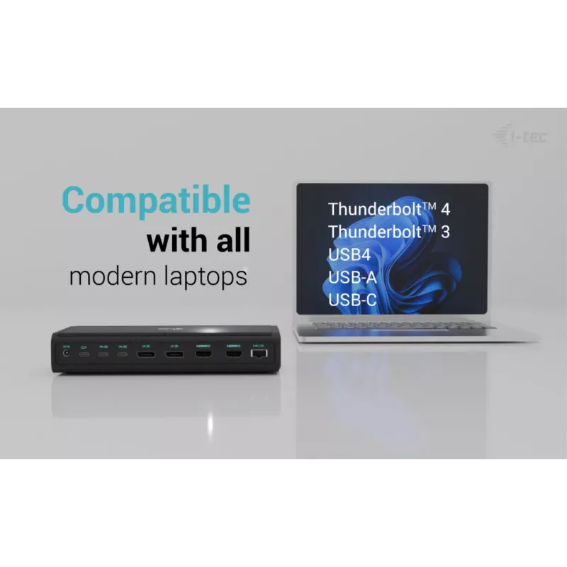 i-tec Universal 6x 4K/60Hz Stacja dokująca Display + Power Delivery 140W