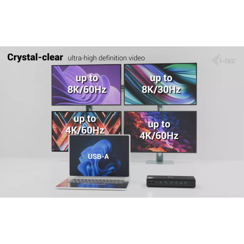 i-tec Universal 6x 4K/60Hz Stacja dokująca Display + Power Delivery 140W